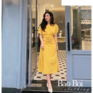 Váy đũi rúm eo dáng dài siêu xinh