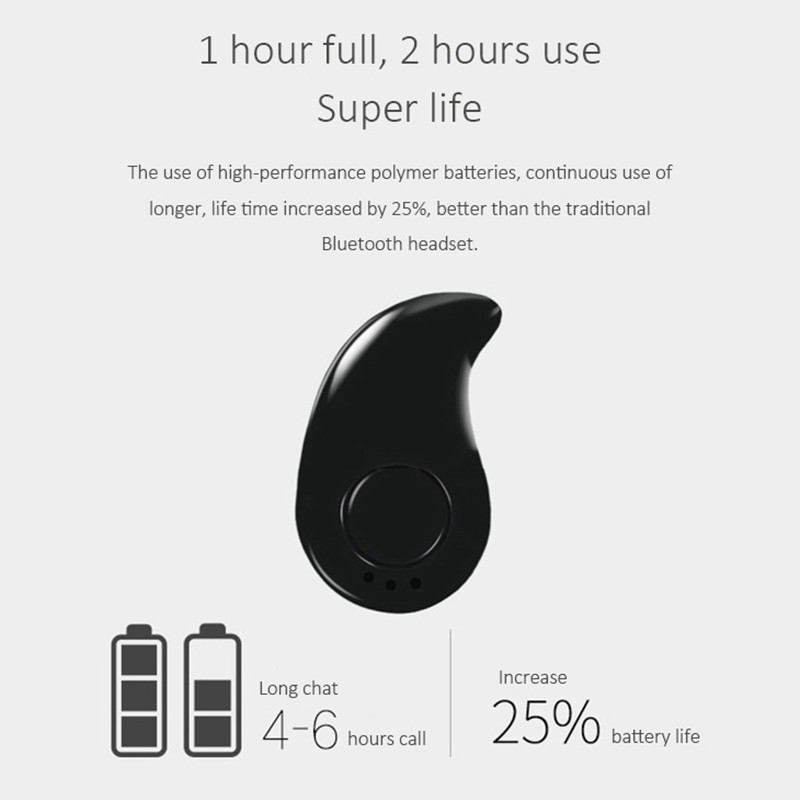 Tai nghe bluetooth không dây thiết kế 3 lỗ tích hợp mic