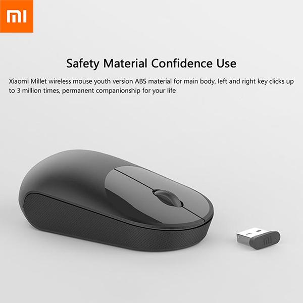 Chuột không dây Xiaomi 1200dpi 2.4Ghz cho Macbook Notebook Laptop