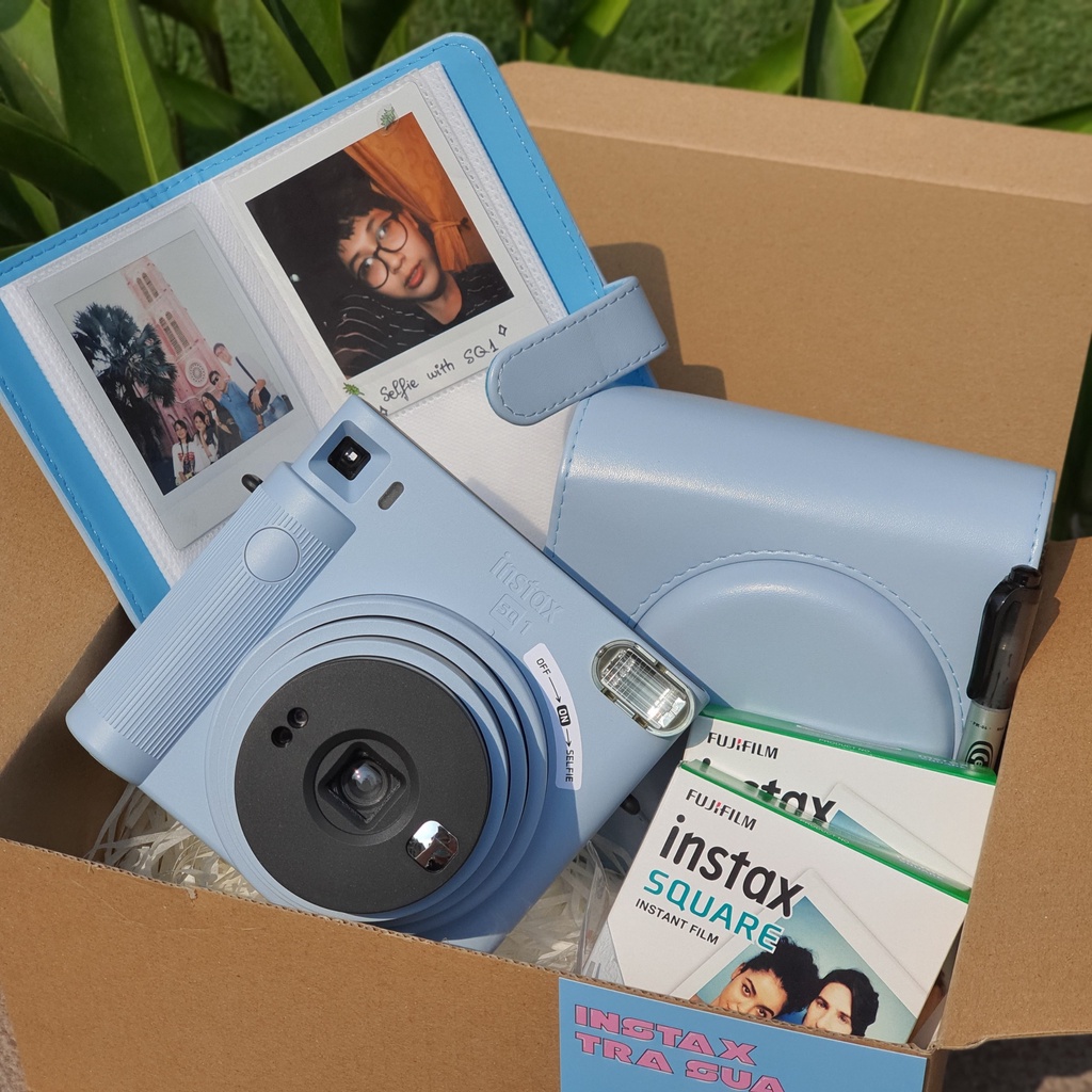 [Mã 33ELSALE hoàn 7% xu đơn 300k] COMBO Instax SQUARE SQ1 - Máy ảnh lấy ngay chính hãng Fujifilm