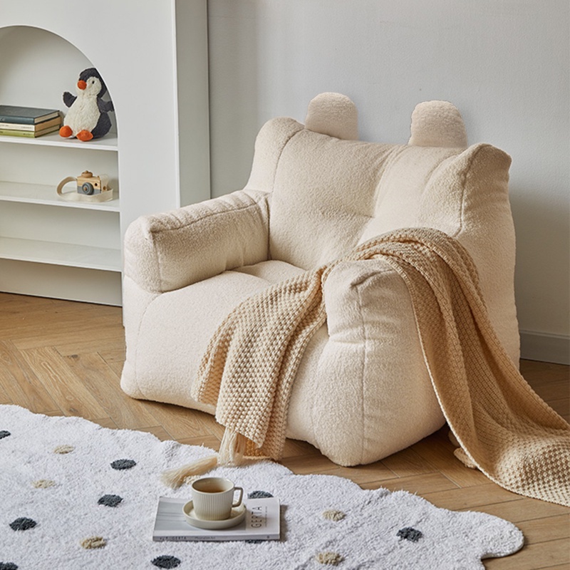 Ghế sofa đơn hình chữ u mềm mại trang trí nhà cửa