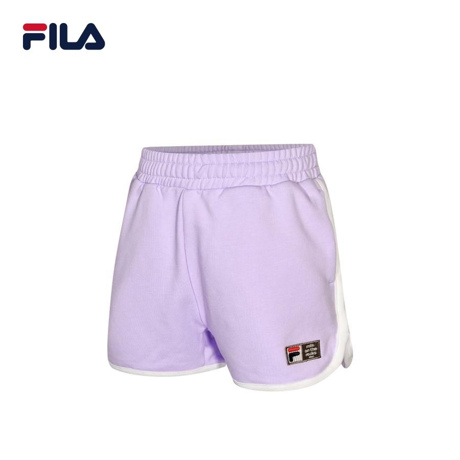 Quần ngắn chất thun thể thao trẻ em Fila Milk On The Rock - FK2FPD2M01X-PLV