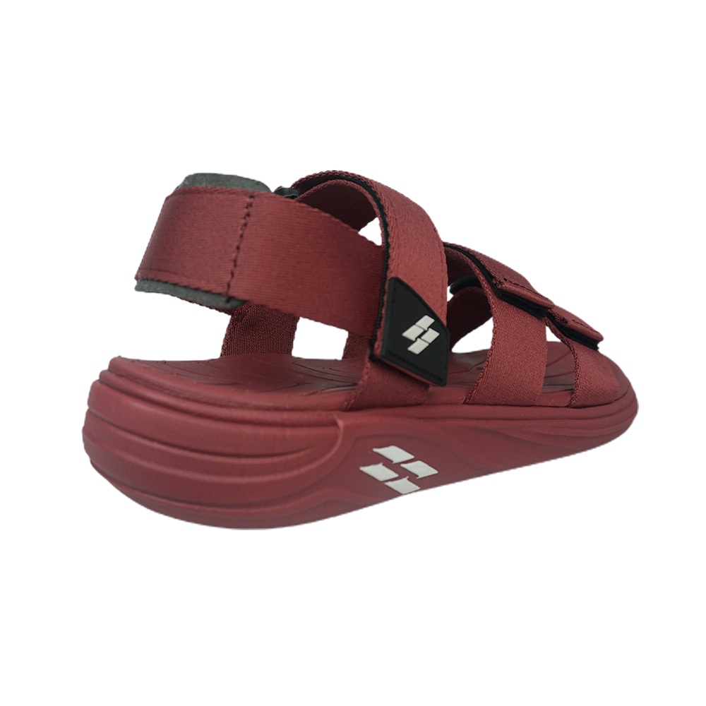 Sandal Saado quai ngang EM02 màu đỏ đô Element Fire, Dép quai hậu chính hãng nữ đi học nhẹ bền DCY
