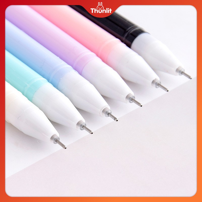 Bút mực gel Thunlit hình mèo hoạt hình dễ thương ngòi 0.5mm sáng tạo cho trẻ em và học sinh