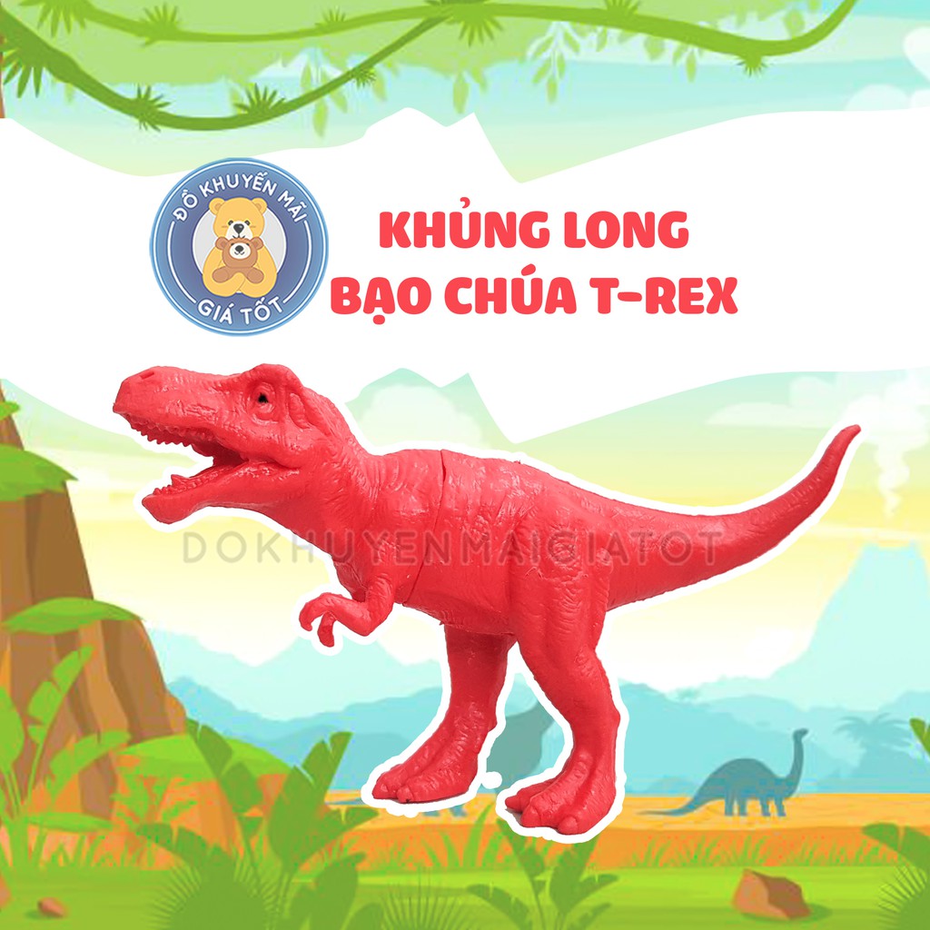 Đồ chơi mô hình khủng long 6 con bằng nhựa dẻo cho bé Hàng Việt Nam HT7519 - Đồ khuyến mãi giá tốt