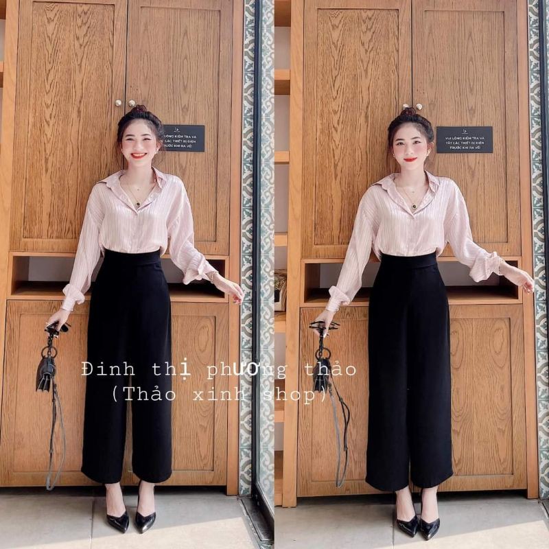 Quần tây nữ công sở ,quần ống suông ai mặc cũng đẹp, khoá sườn vải dày đẹp, may chuẩn