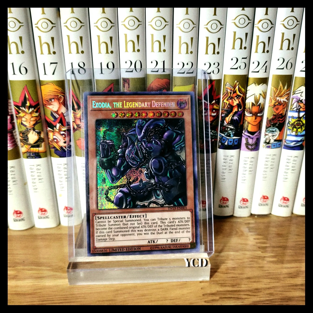 Thẻ bài yugioh chính hãng Exodia, the Legendary Defernder – Pristmatic Secret Rare