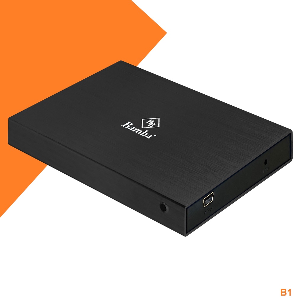 HỘP ĐỰNG Ổ CỨNG HDD, SSD BAMBA B1 2.5 (CHUẨN 2.0 ) - VỎ NHÔM