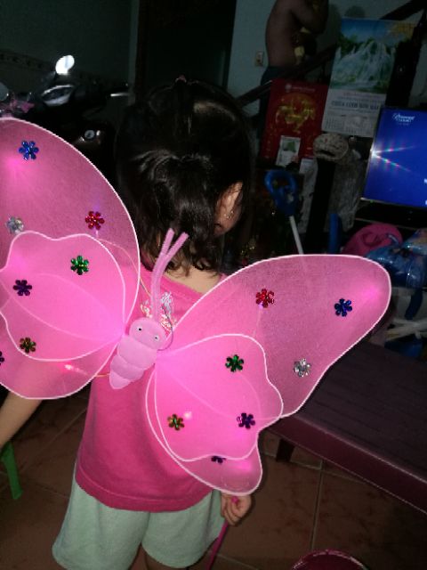 Set bộ cánh bướm chớp đèn cho bé