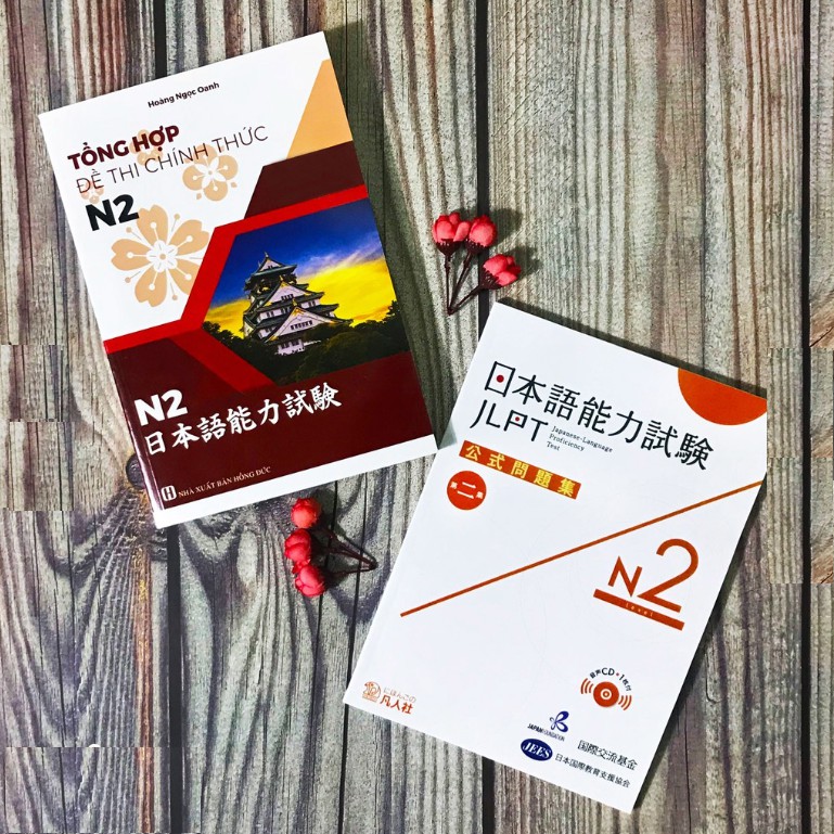 Sách tiếng Nhật - Combo đề thi JLPT N2
