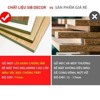 Kệ Sách Gỗ Treo Tường 4 Tầng Đơn Giản Mà Đẹp SIB DECOR 120 x 82 x 15cm (Nhiều màu) CÓ BÁN SỈ