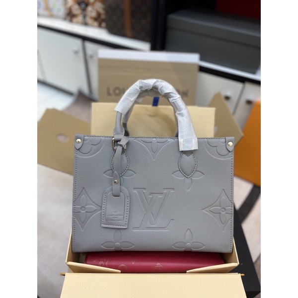 Túi Onthego mini super màu xám size 28cm