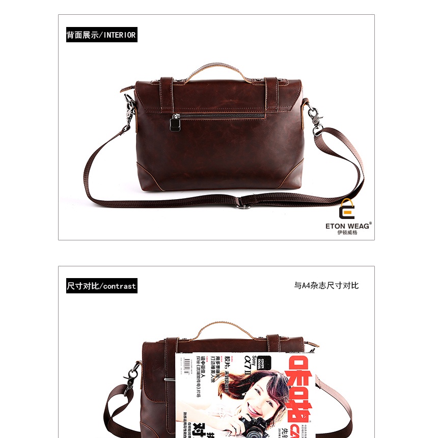 Túi xách tay chống thấm nước phong cách Retro hàn quốc giản dị dành cho nam | BigBuy360 - bigbuy360.vn