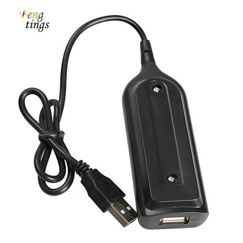 ✌ FT ✌ 4 Port Splitter USB 2.0 High Speed Black Mini Hub Socket Adapter for Laptop PC