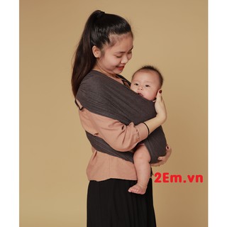Địu vải em Bé 2Em.vn sling - Địu vải sling cho em bé chỉnh size - 0-24 tháng