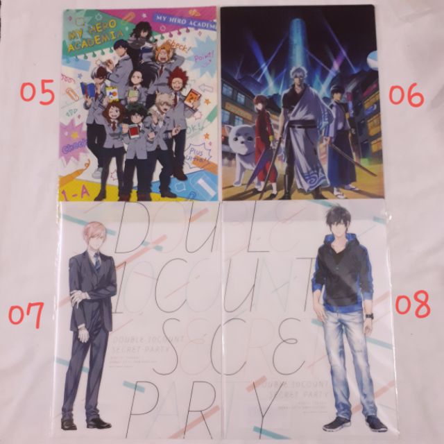 Bìa hồ sơ - Clearfile manga anime Nhật
