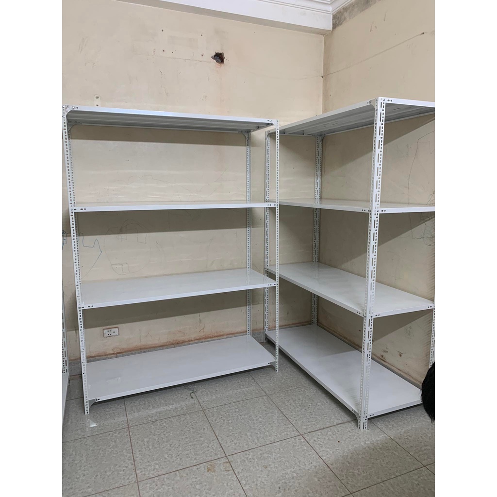 Kệ Sắt V Lỗ Đa Năng Dài 1m x Rộng 0,4 m x Cao 1m-1,2m-1,5m-2m – 3,4,5,6 Tầng -
