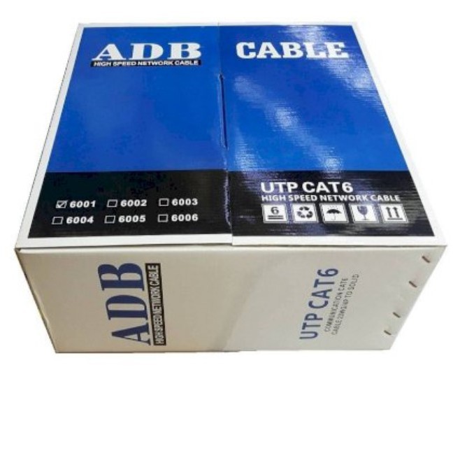 Cáp UTP CAT 6 AD-link 5 mét high speed màu xanh AD-6005B