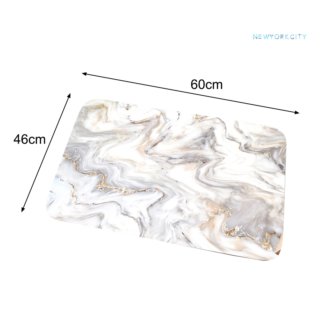 Thảm Chùi Chân Polyester Chống Trượt Thấm Hút Nhanh Khô Thoải Mái Dành Cho Phòng Tắm