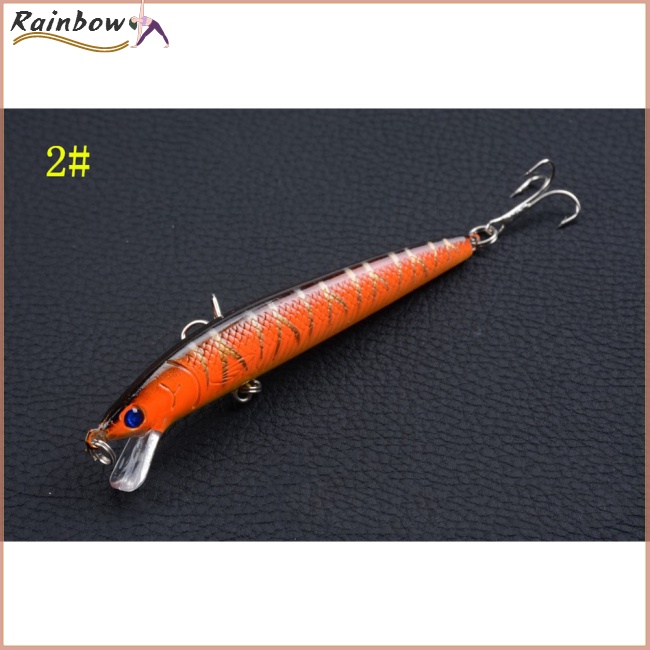 Mồi Câu Cá Giả Bằng Nhựa Cứng 10 Màu Sắc 9.5cm / 8.5g