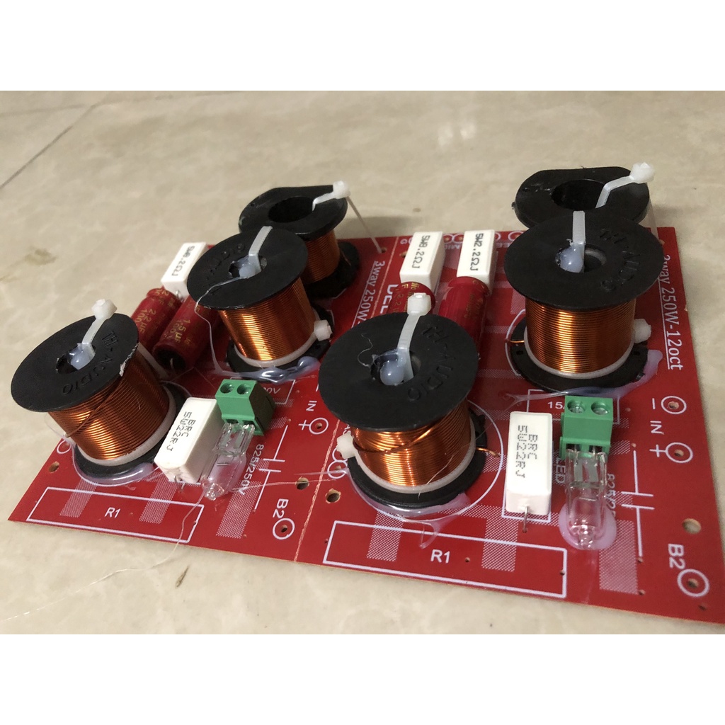 Mạch phân tần loa 1 bass 1 trung 1 treble