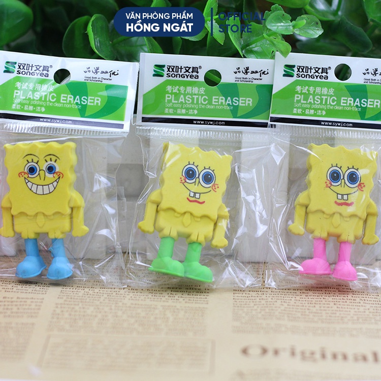 Tẩy bút chì bọt biển, đồ dùng học tập dễ thương gôm tẩy cute giá rẻ làm quà tặng học sinh văn phòng phẩm T17