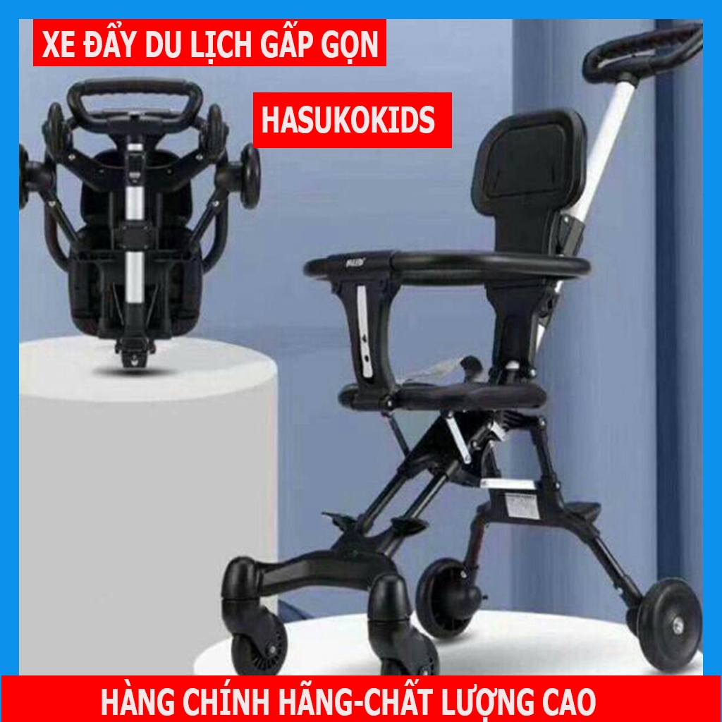 Xe đẩy cho bé, Xe đẩy em bé gấp gọn 2 chiều cao cấp