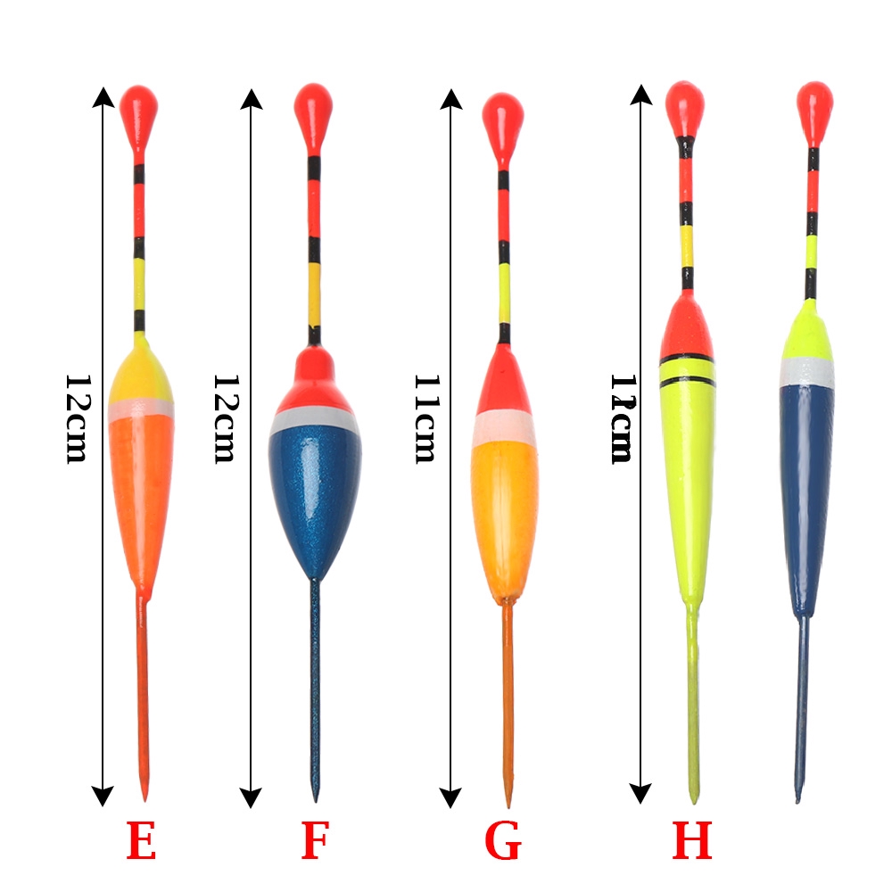 Bộ 2 phao nổi gắn cần câu cá nhiều size chuyên dụng