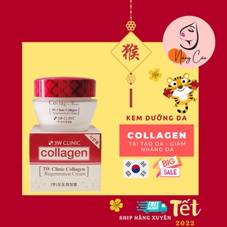 Kem Dưỡng Trắng Sáng Tái Tạo Da 3W Clinic Collagen Regeneration Cream 60ml