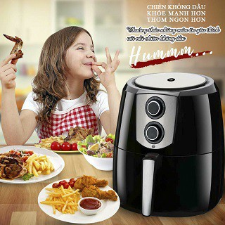 Nồi chiên không dầu Mishio 5.5 lít - Màu đen mk141