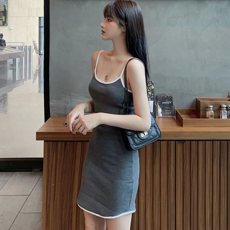 Váy Nữ Đầm Body Dây Mảnh Thiết Kế Ôm Sát Tôn Dáng
