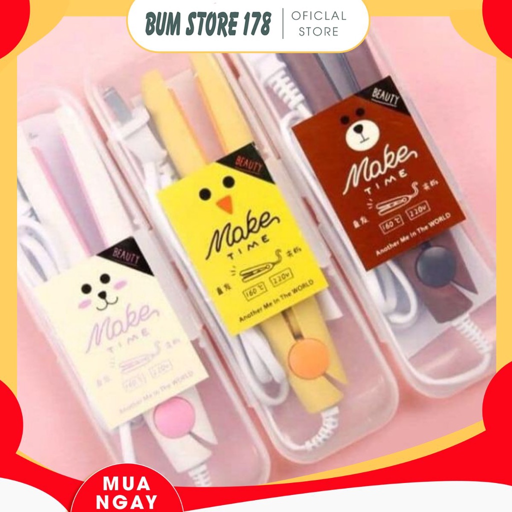 Máy là tóc mini Make Time hàng chuẩn đẹp
