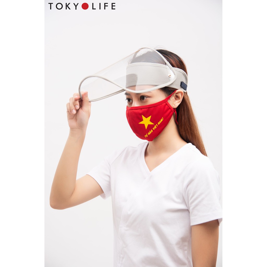 Khẩu trang vải kháng khuẩn TOKYOLIFE phiên bản TỰ HÀO VIỆT NAM- UVMSB019G ( PACK 3 chiếc)