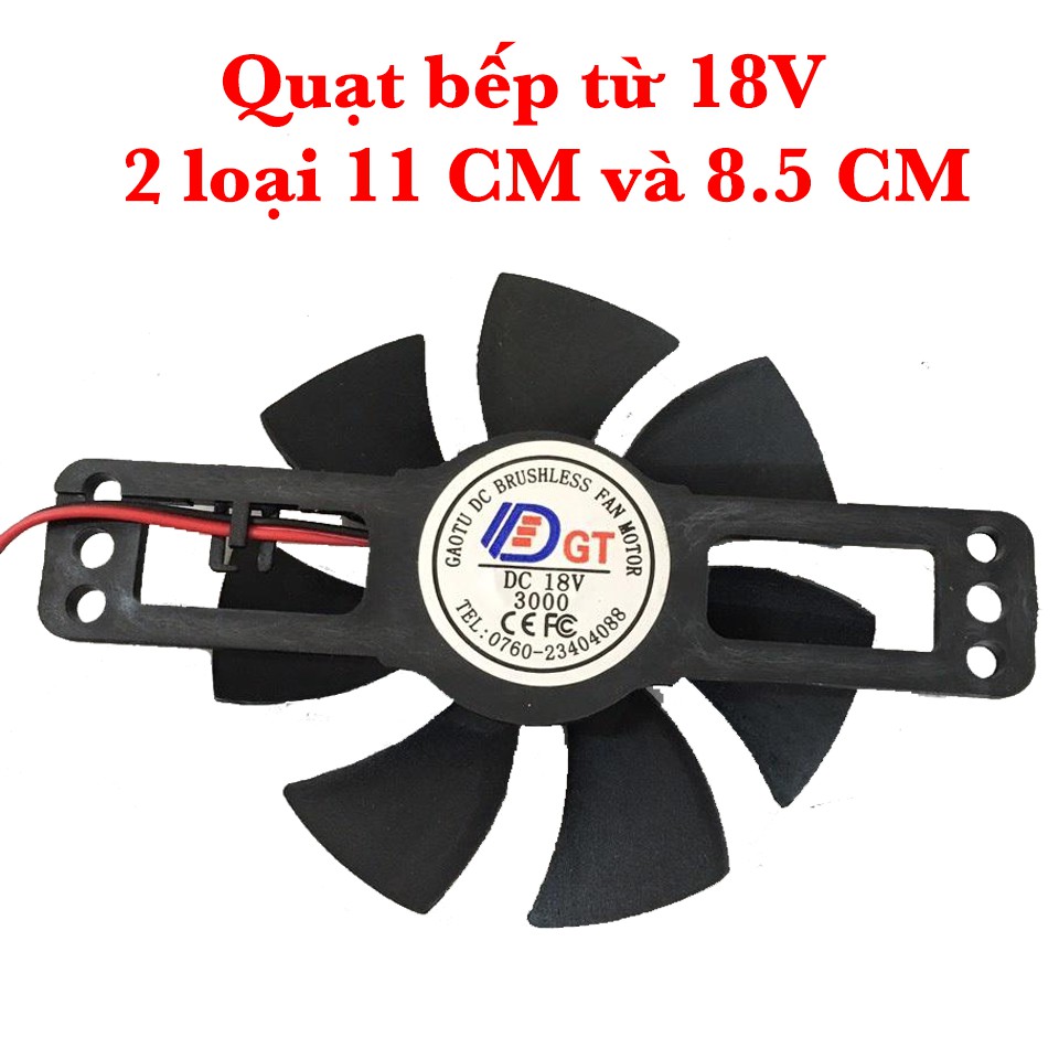 Quạt tản nhiệt bếp từ 18v Quạt hồng ngoại tản nhiệt bếp từ 18v