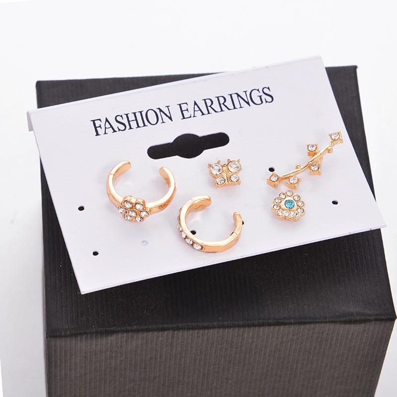 Set 5 Hoa Tai Phong Cách Hàn Quốc Thời Trang Cho Nữ