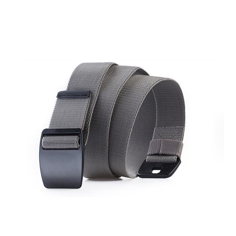 Thắt Lưng Vải Canvas Co Giãn Dày Dặn Chống Dị Ứng 3.8cm Có Khóa Kim Loại Thời Trang Cho Nam