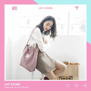 Túi vải canvas giá rẻ thời trang đeo vai đựng đồ giá rẻ TX14