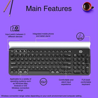 Bàn phím Bluetooth FD iK6650