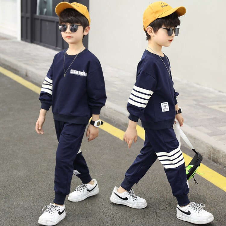 Bộ quần áo thu đông cho bé trai 14-45kg , bộ dài tay bé trai 4-15 tuổi mẫu SNOW, vải dày dặn, giữ ấm tốt.SNOW2
