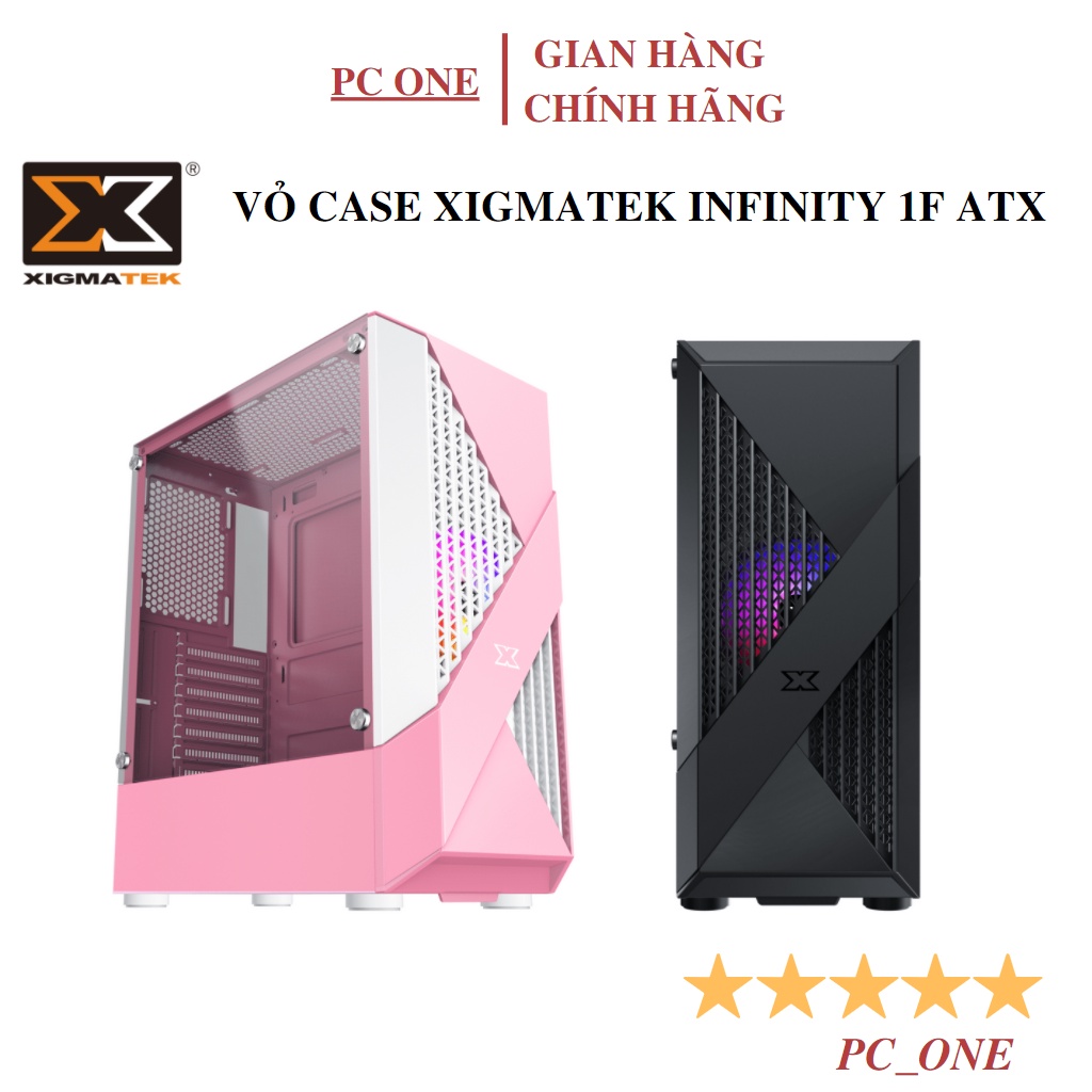 Vỏ case XIGMATEK INFINITY 1F - ATX kèm 1 FAN XIGMATEK X22F