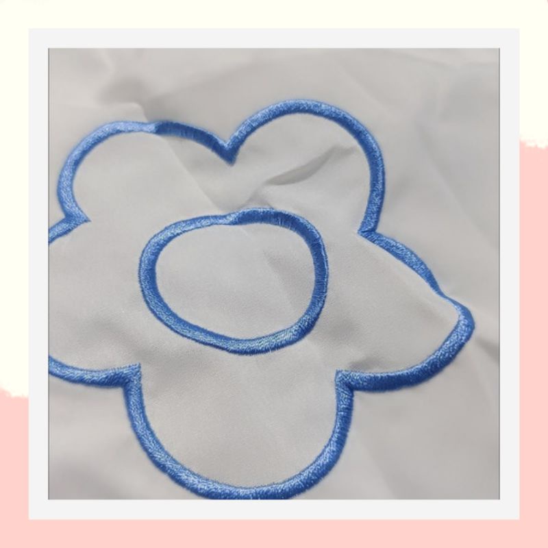 Chân váy dài chữ a dáng xoè hàn quốc dành cho người mập,chân váy dài bigsize lưng thun quảng châu dễ thương màu trắng 06