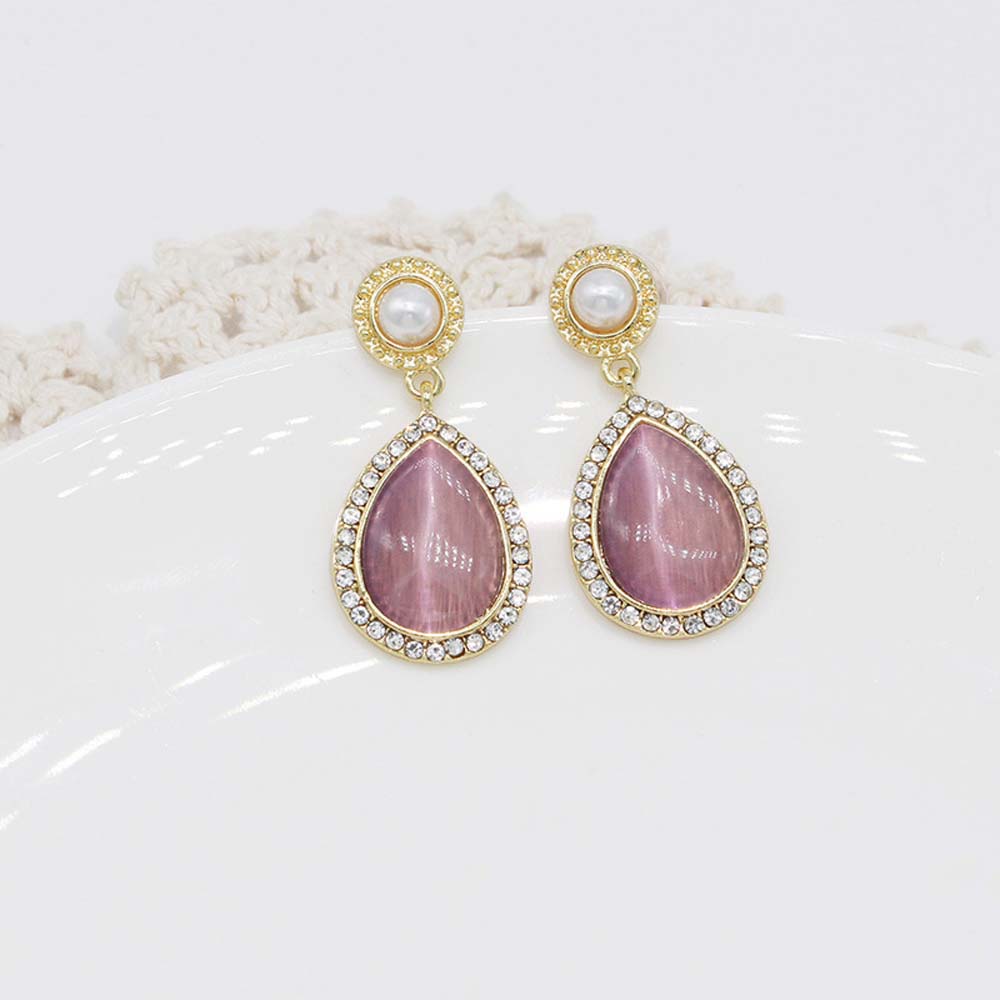 Hoa Tai Đính Đá Thời Trang Dành Cho Nữ