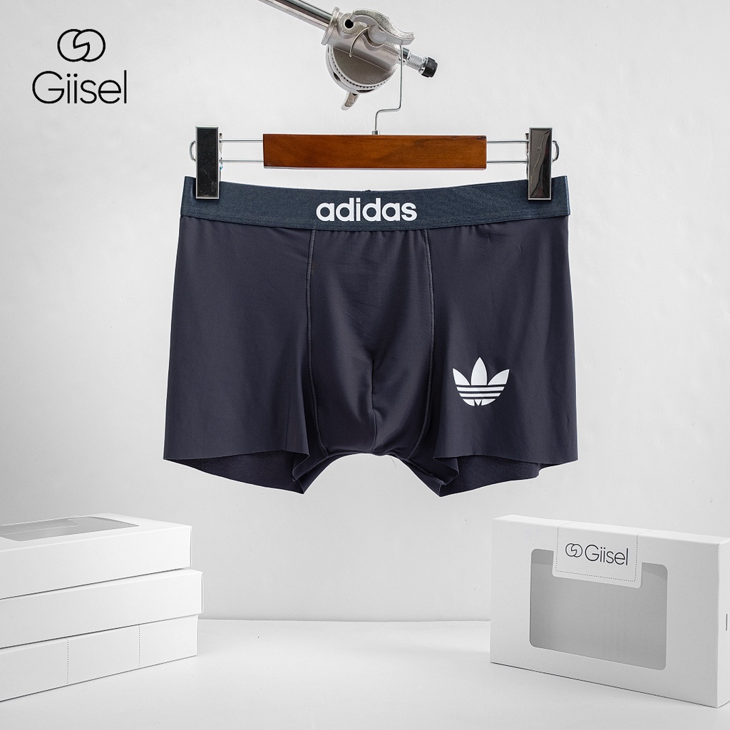 Quần lót nam - DÁNG SỊP ĐÙI BOXER - chất liệu thun lạnh - logo dán DO2