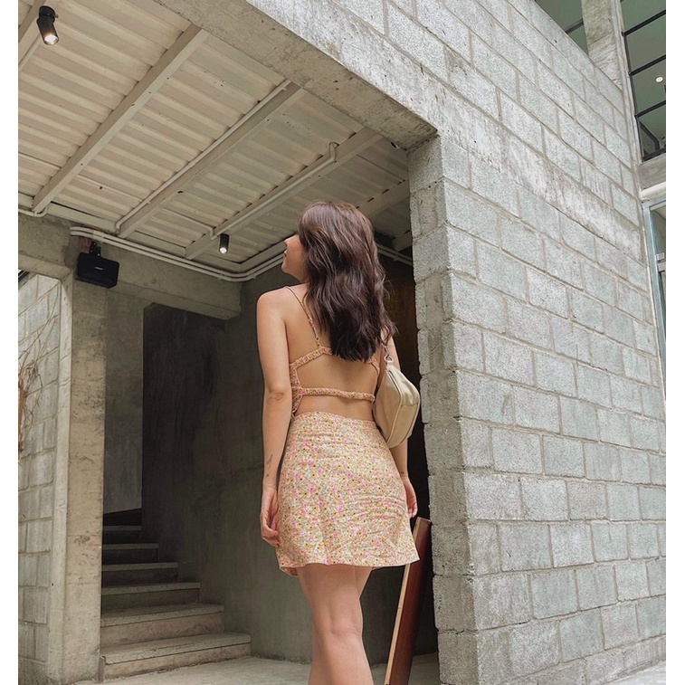 LEMONCHICVN - Đầm hai dây hở lưng - D197