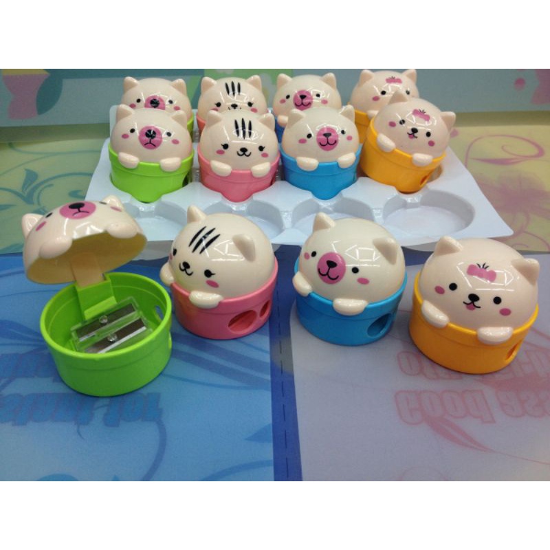 Chuốt Gọt Bút Chì Hình Gấu,Mèo Đáng Yêu,,,