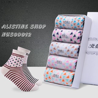 Vớ nữ hàn quốc - vớ cao cấp - hộp 5 đôi