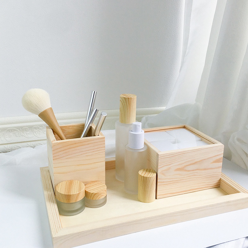 Hộp đựng bút đa năng bằng gỗ 3 kiểu tùy chọn tiện dụng chất lượng cao