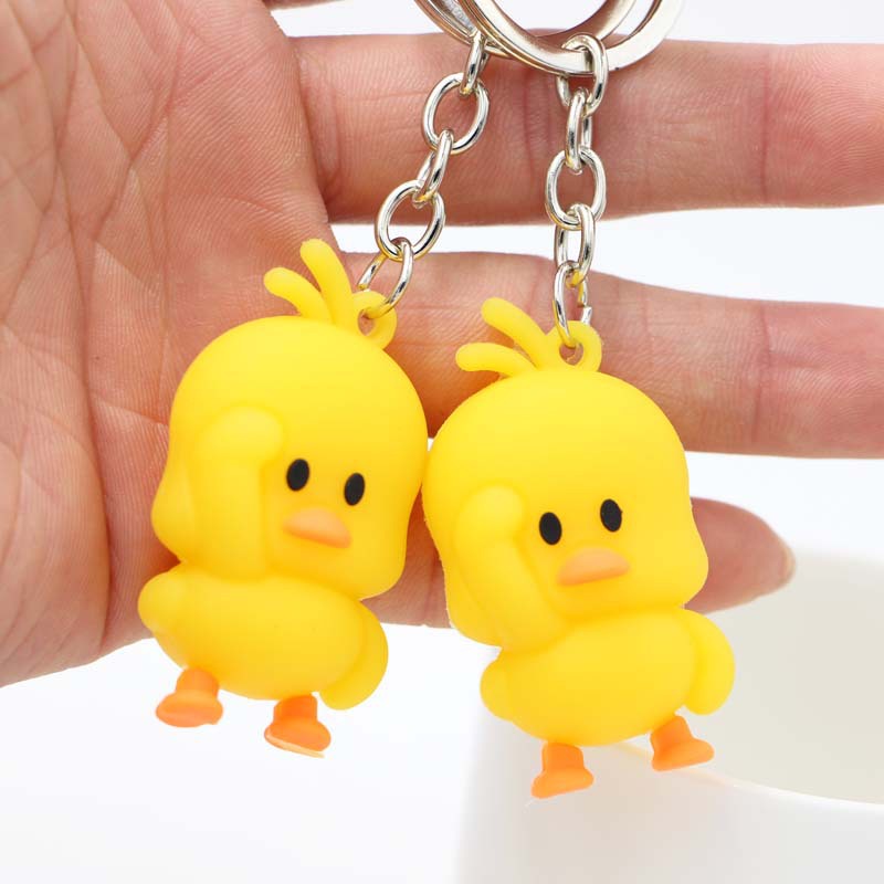 Móc Khóa Hình Vịt Con 2.5cm Dễ Thương