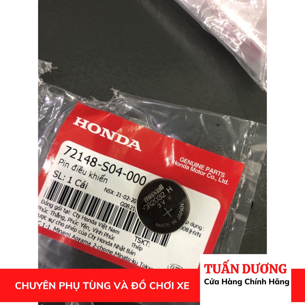 Pin Điều Khiển Các Dòng Xe Khóa Thông Minh Honda - Pin remote thay cho các khóa smarkey các dòng xe