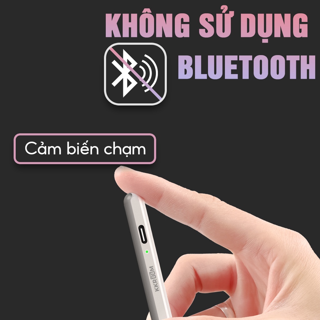 Bút vẽ cảm ứng đa năng KKROOM Pencil stylus pen active dùng cho điện thoại iphone ipad android cây viết cảm ứng